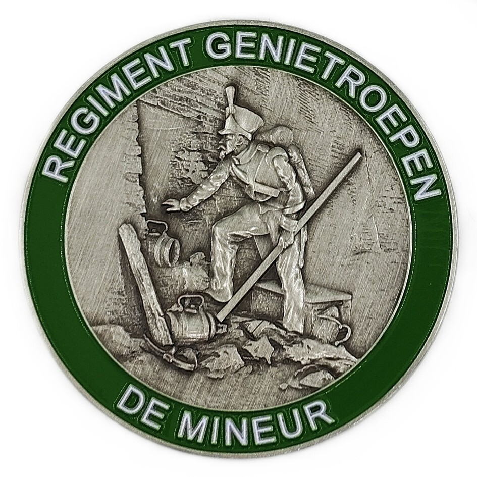 Historische coin Regiment Genietroepen "de Mineur"