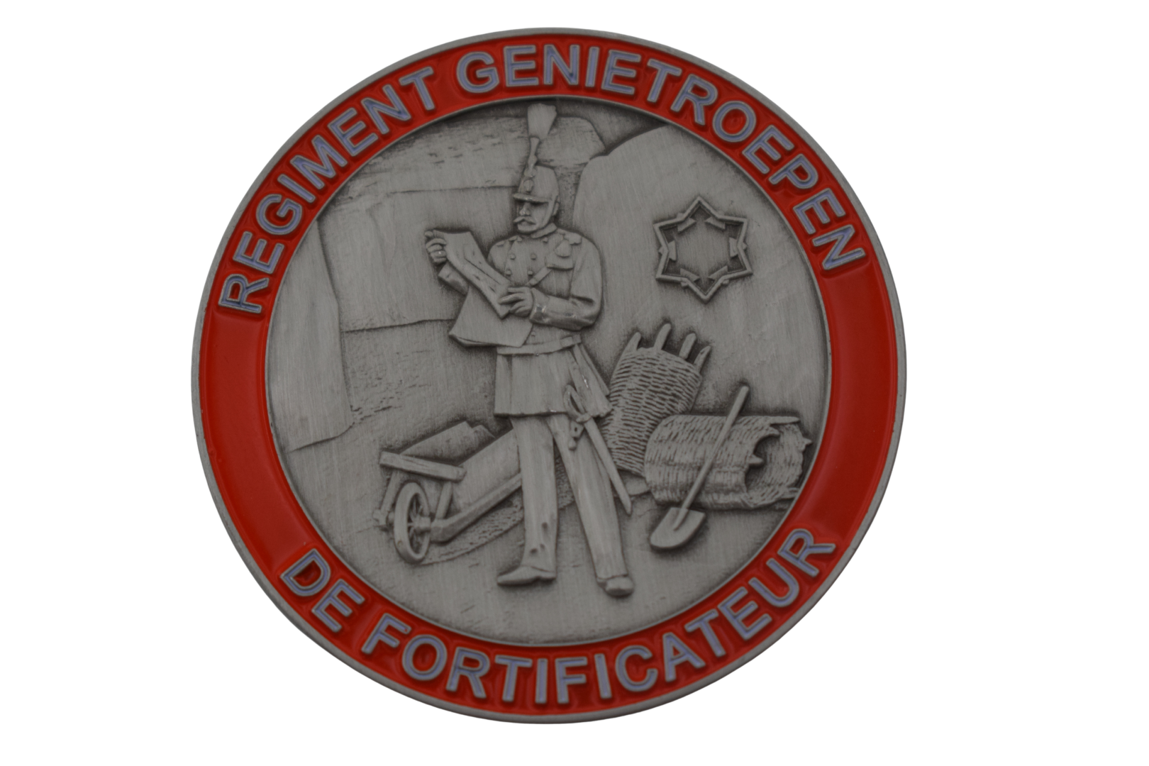 Historische coin Regiment Genietroepen "de fortificateur"
