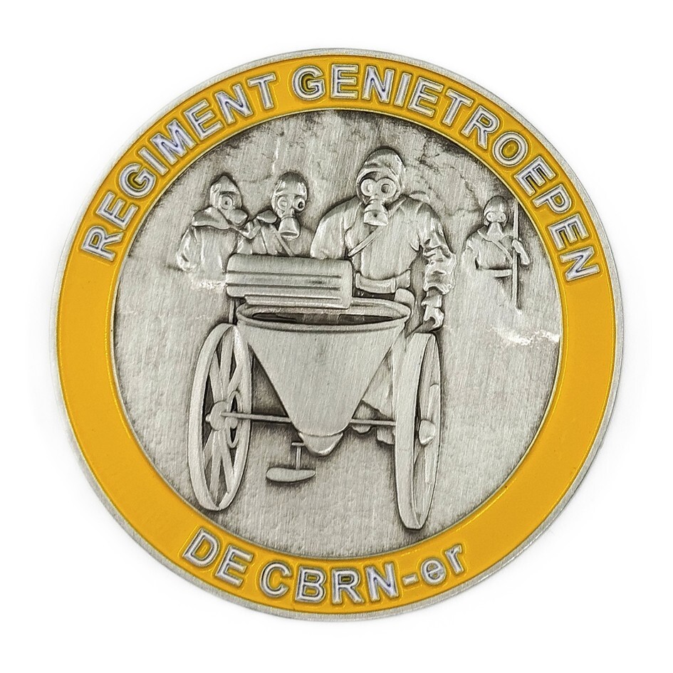 Historische coin Regiment Genietroepen "de CBRN-er"