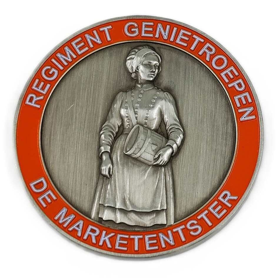 Historische coin Regiment Genietroepen "de Markententster"