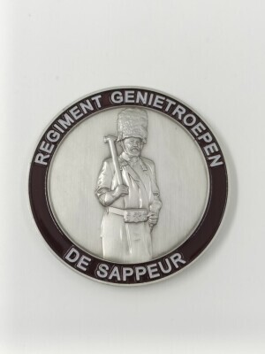 Historische coin Regiment Genietroepen "de sappeur"