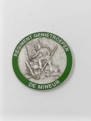 Historische coin Regiment Genietroepen "de mineur"