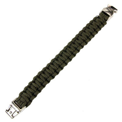 PARACORD ARMBAND  GROEN